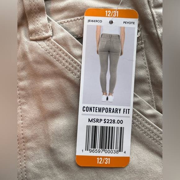 NWT Joie Park Beige Cargo Pants Sz 12/31 - Picture 6 of 7